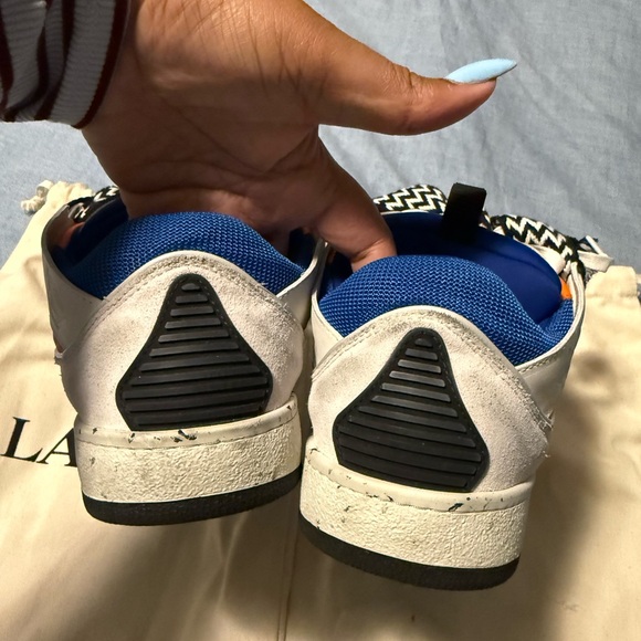 Lanvin Leather Curb Sneakers (EU 42) - Picture 4 of 9